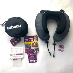 Cabeau Evolution S3 Premium Neck Pillow, Travel Case, All Original Tags Included